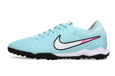 Nike Tiempo Legend 10 Pro TF Football Shoes - Jade/White/Pink