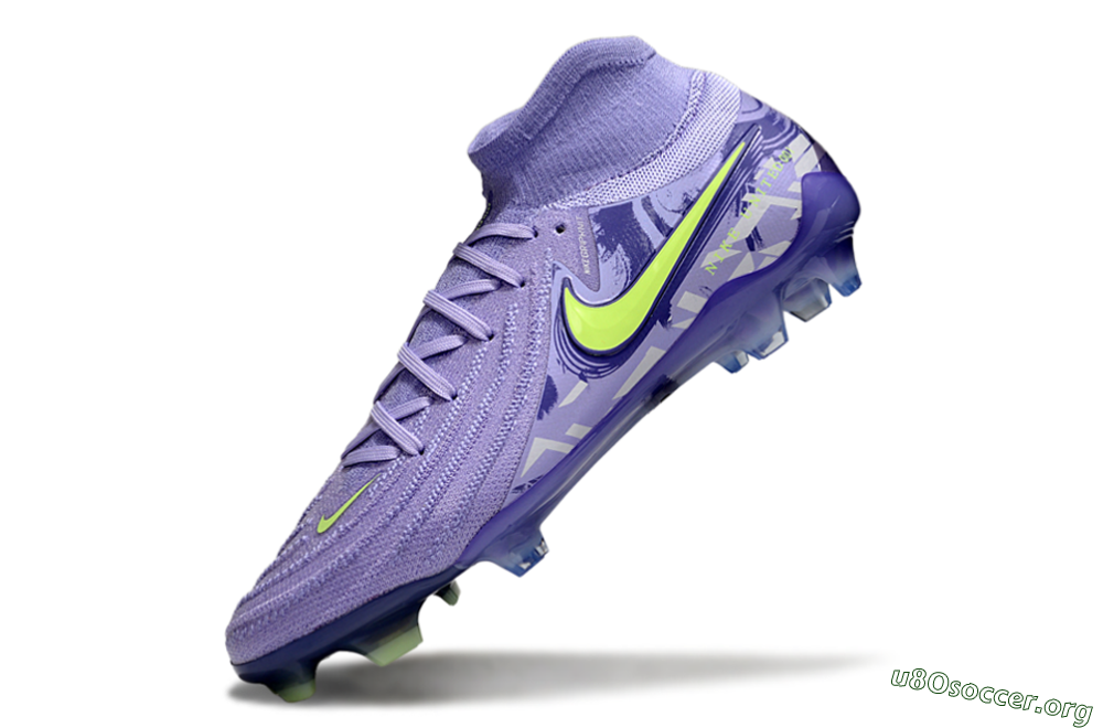 Nike Phantom Luna Elite FG Football Boots - Purple/Yellow 5