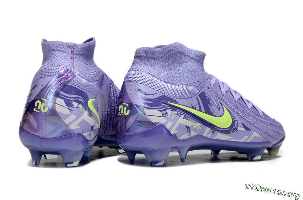 Nike Phantom Luna Elite FG Football Boots - Purple/Yellow 6