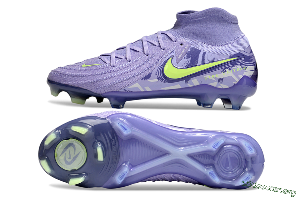 Nike Phantom Luna Elite FG Football Boots - Purple/Yellow 1