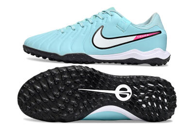 Nike Tiempo Legend 10 Academy TF Football Shoes - Jade/White/Pink