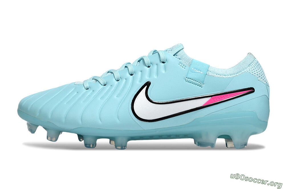 Nike Tiempo Legend 10 Elite FG Football Boots - Jade/White/Pink 3
