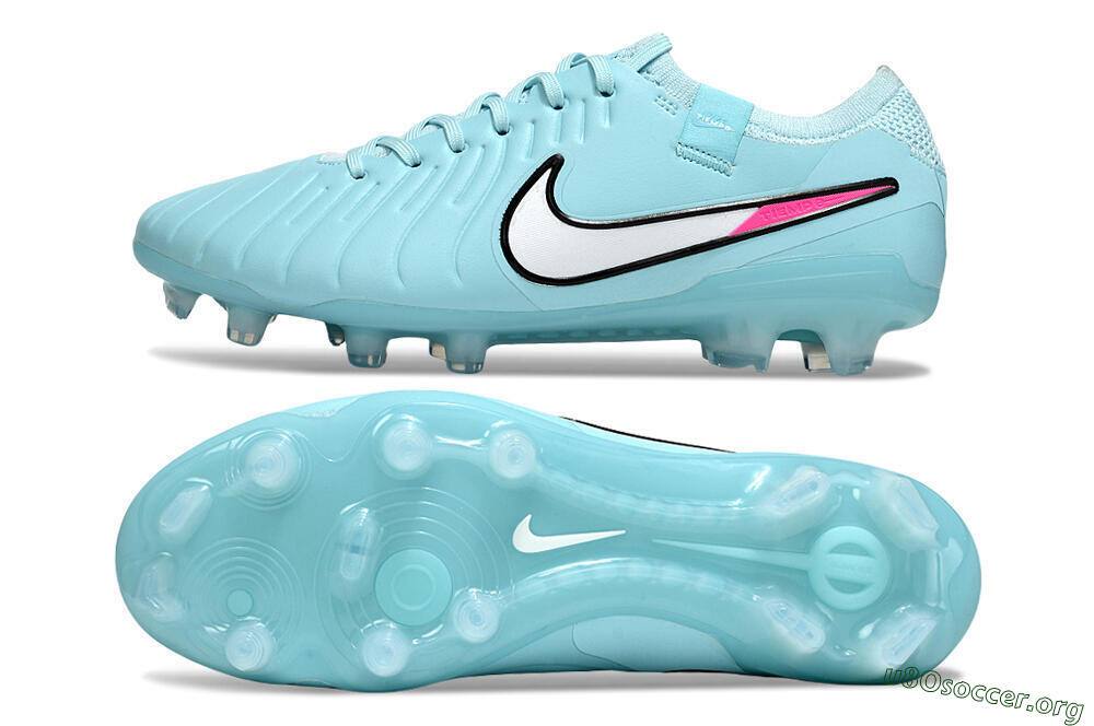 Nike Tiempo Legend 10 Elite FG Football Boots - Jade/White/Pink 1