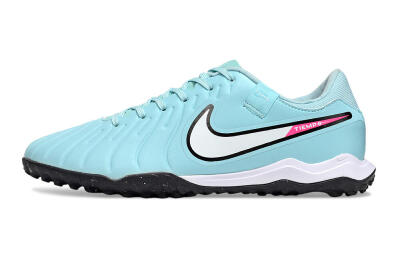 Nike Tiempo Legend 10 Academy TF Football Shoes - Jade/White/Pink