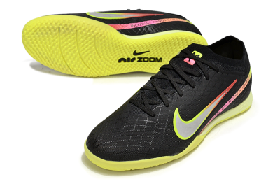 Nike Air Zoom Mercurial Vapor 15 Elite IC Football Shoes - Black/Yellow/Red
