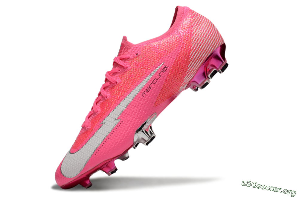 Nike Air Zoom Mercurial Vapor 13 Elite FG Football Boots - Pink/White/Silver 5