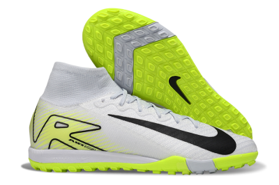Nike Air Zoom Mercurial Superfly 10 Elite TF Football Shoes - White/Black/Yellow