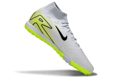 Nike Air Zoom Mercurial Superfly 10 Elite TF Football Shoes - White/Black/Yellow