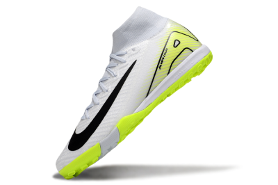 Nike Air Zoom Mercurial Superfly 10 Elite TF Football Shoes - White/Black/Yellow