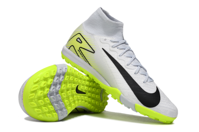Nike Air Zoom Mercurial Superfly 10 Elite TF Football Shoes - White/Black/Yellow