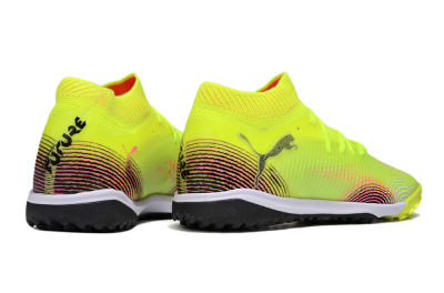 Puma Future 8 Ultimate TF Football Shoes - Yellow/Black/Pink