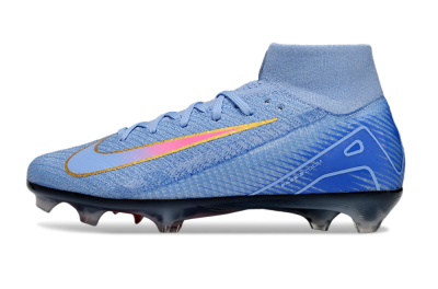 Nike Air Zoom Mercurial Superfly 10 Elite FG Football Boots - Blue/Gold/Pink