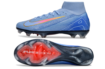 Nike Air Zoom Mercurial Superfly 10 Elite FG Football Boots - Blue/Gold/Pink