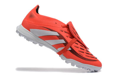 Adidas Predator 25 Elite Foldover Tongue TF Football Shoes - Red/White