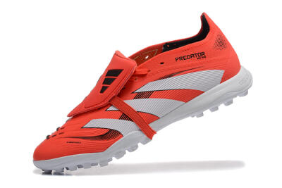 Adidas Predator 25 Elite Foldover Tongue TF Football Shoes - Red/White