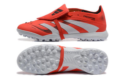 Adidas Predator 25 Elite Foldover Tongue TF Football Shoes - Red/White