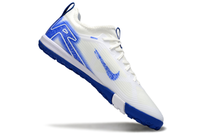 Nike Air Zoom Mercurial Vapor 16 Pro TF Football Shoes - White/Blue