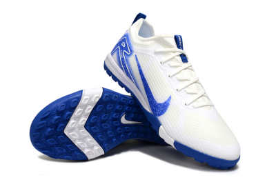 Nike Air Zoom Mercurial Vapor 16 Pro TF Football Shoes - White/Blue
