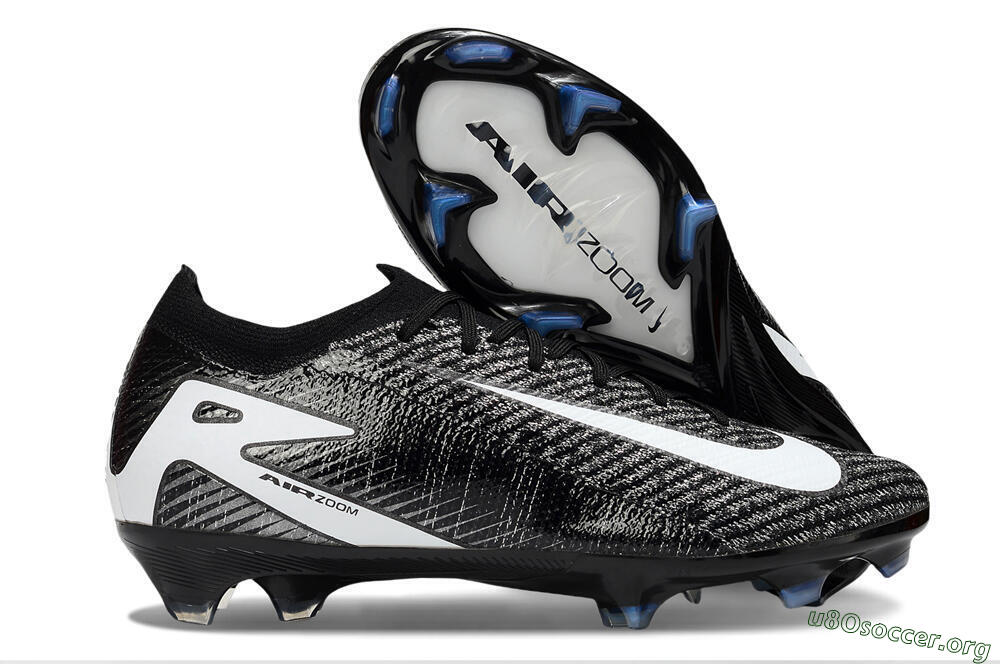 Nike Air Zoom Mercurial Vapor 16 Elite FG Football Boots - Black/White 2