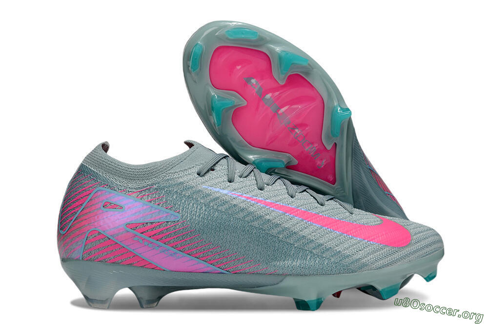 Nike Air Zoom Mercurial Vapor 16 Elite FG Football Boots - Jade/Pink 2