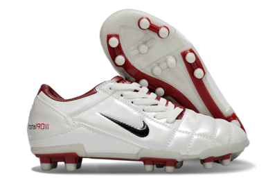 Nike Total 90 III FG Football Boots - White/Black/Red