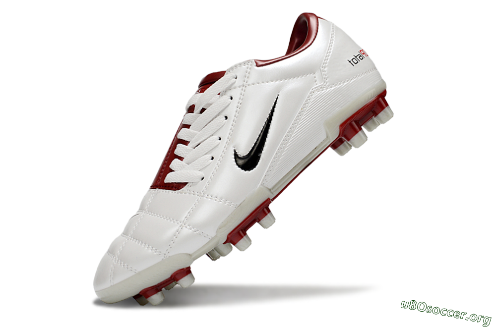 Nike Total 90 III FG Football Boots - White/Black/Red 5