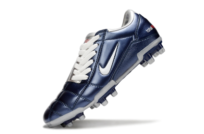 Nike Total 90 III FG Football Boots - Blue/White