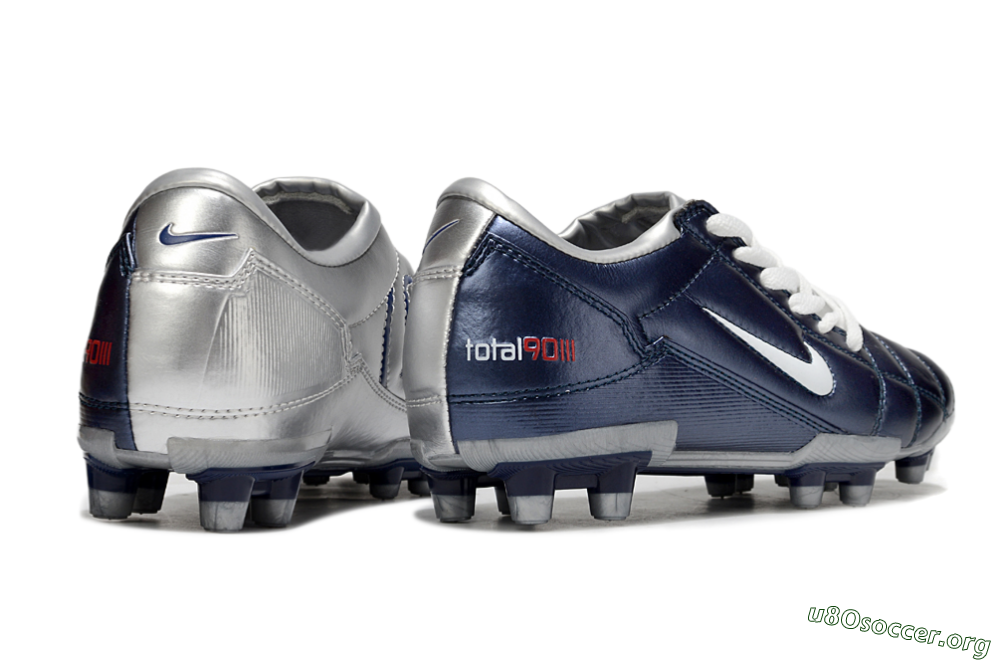 Nike Total 90 III FG Football Boots - Blue/White 6