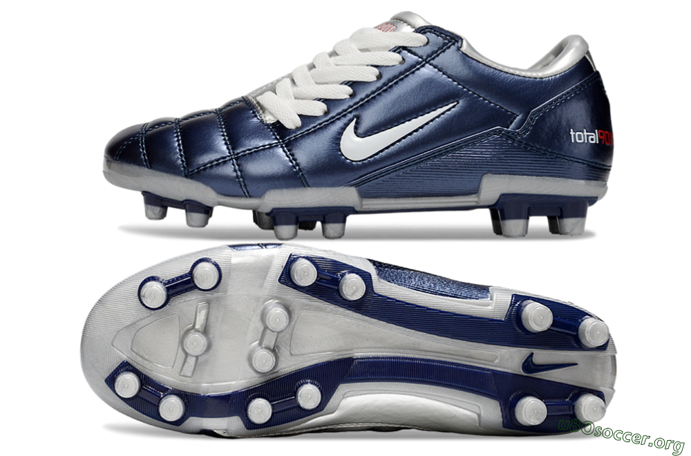 Nike Total 90 III FG Football Boots - Blue/White 1