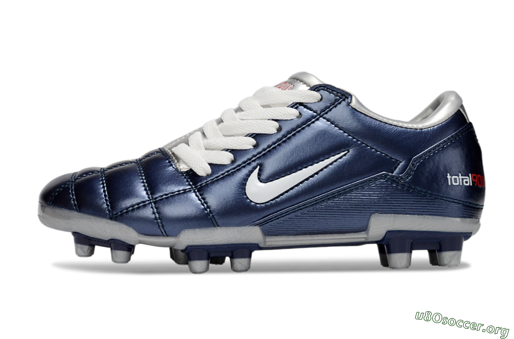 Nike Total 90 III FG Football Boots - Blue/White 3