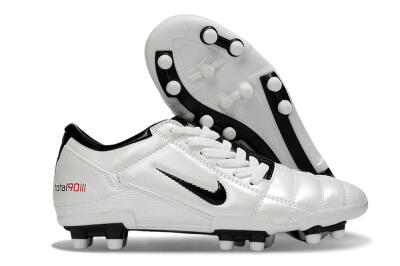Nike Total 90 III FG Football Boots - White/Black