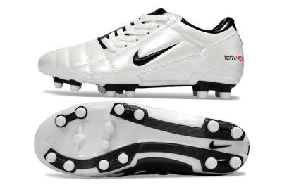 Nike Total 90 III FG Football Boots - White/Black