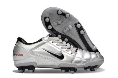 Nike Total 90 III FG Football Boots - Silver/Black