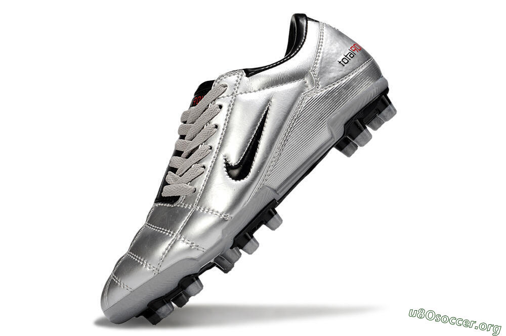 Nike Total 90 III FG Football Boots - Silver/Black 5