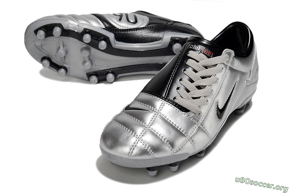 Nike Total 90 III FG Football Boots - Silver/Black 0