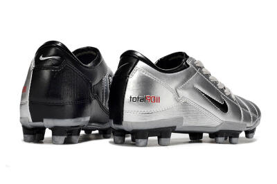 Nike Total 90 III FG Football Boots - Silver/Black