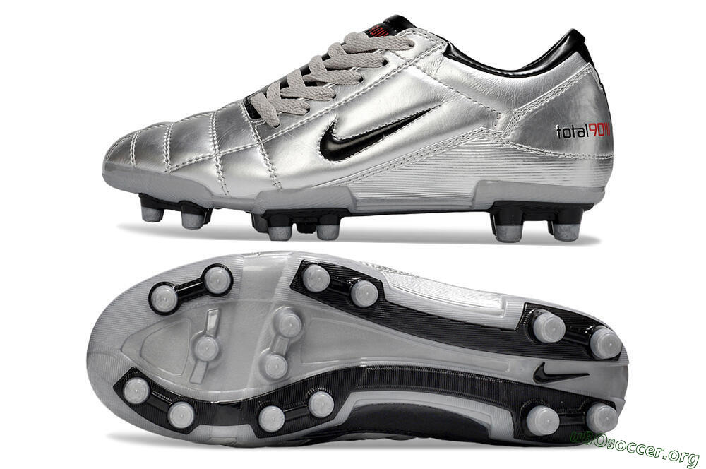 Nike Total 90 III FG Football Boots - Silver/Black 1