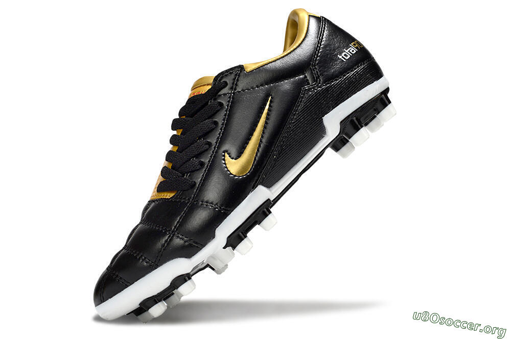 Nike Total 90 III FG Football Boots - Black/Gold/White 5