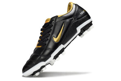 Nike Total 90 III FG Football Boots - Black/Gold/White