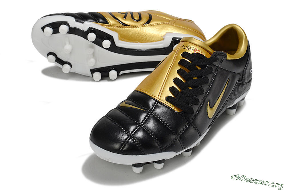 Nike Total 90 III FG Football Boots - Black/Gold/White 0