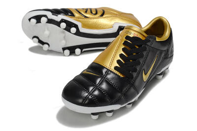 Nike Total 90 III FG Football Boots - Black/Gold/White