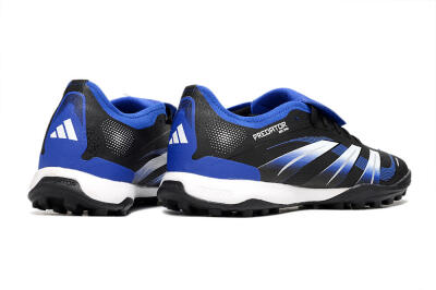 Adidas Predator 25 Elite Foldover Tongue TF Football Shoes - Black/Blue/White