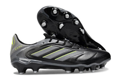 Adidas Copa Pure 3 Elite FG Football Boots - Black/Grey/Yellow