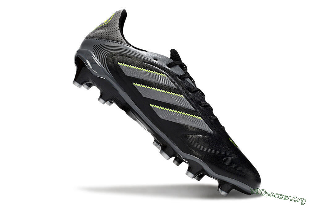 Adidas Copa Pure 3 Elite FG Football Boots - Black/Grey/Yellow 4