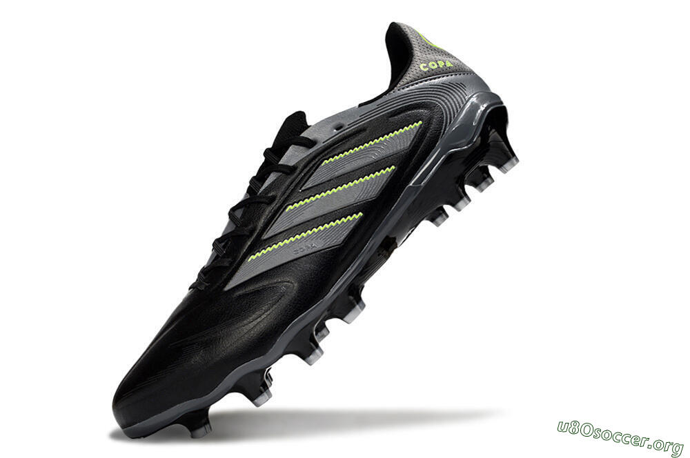 Adidas Copa Pure 3 Elite FG Football Boots - Black/Grey/Yellow 5
