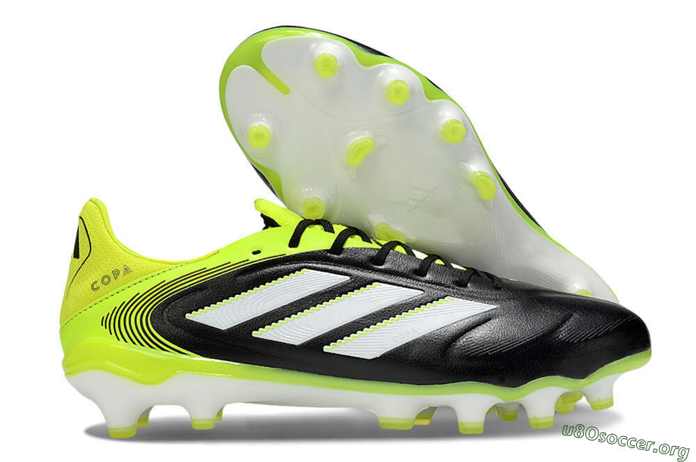 Adidas Copa Pure 3 Elite FG Football Boots - Black/White/Yellow 2