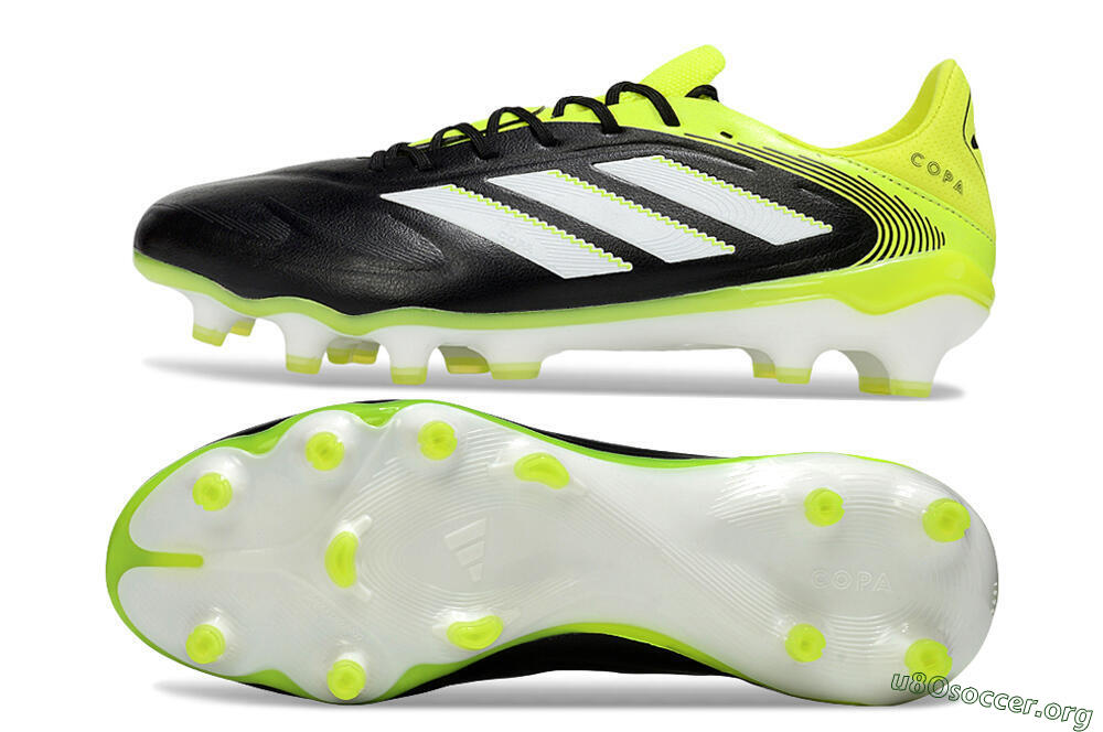 Adidas Copa Pure 3 Elite FG Football Boots - Black/White/Yellow 1