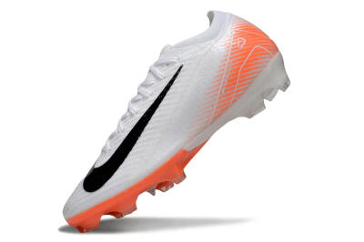 Nike Air Zoom Mercurial Vapor 16 Elite FG Football Boots - White/Black/Orange