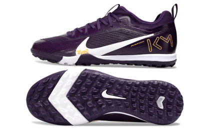 Nike Air Zoom Mercurial Vapor 16 Elite TF Football Shoes - Purple/White/Gold