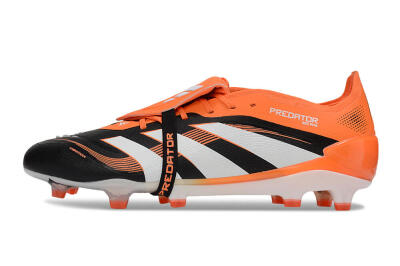 Adidas Predator 25 Elite Foldover Tongue FG Football Boots - White/Black/Red